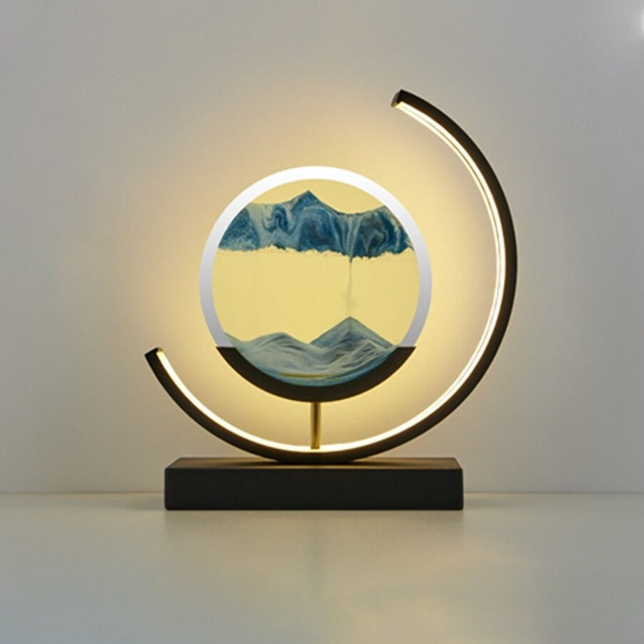 Sand Art LED Table Lamp - Eclipse