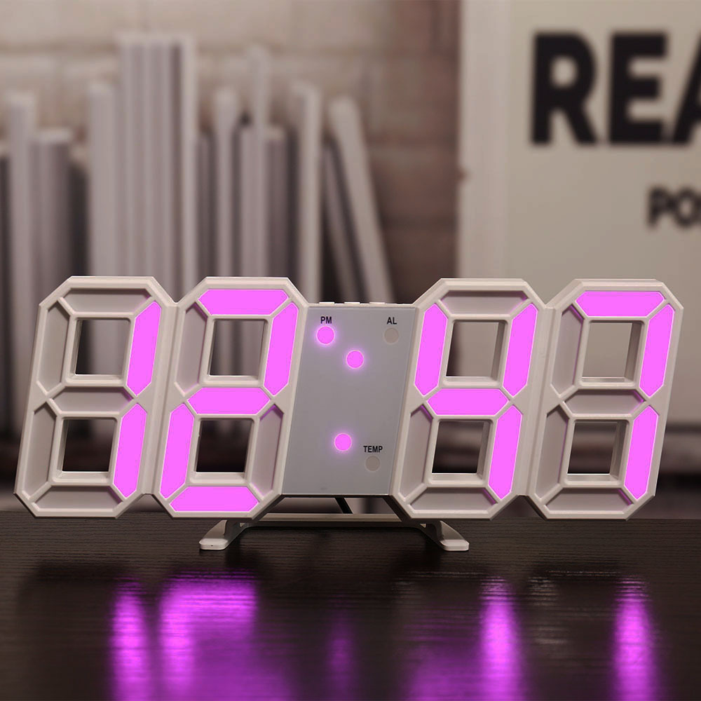 LED Digital Wall Alarm Clock