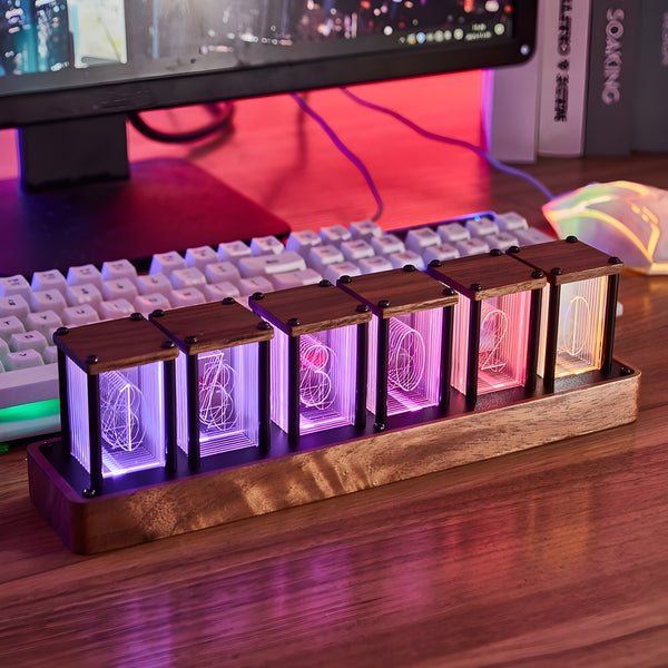 Vintage RGB Nixie Clock